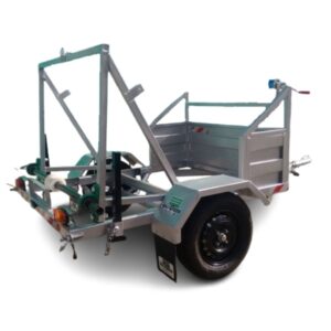 Carretinha Bobina Cinza
