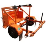 Carretinha para Transporte de Bobina Laranja
