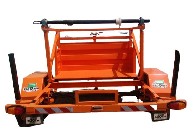 Carretinha para Transporte de Bobina Laranja