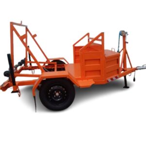 Carretinha para Transporte de Bobina Laranja